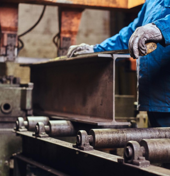 Wielder using his wielding machine